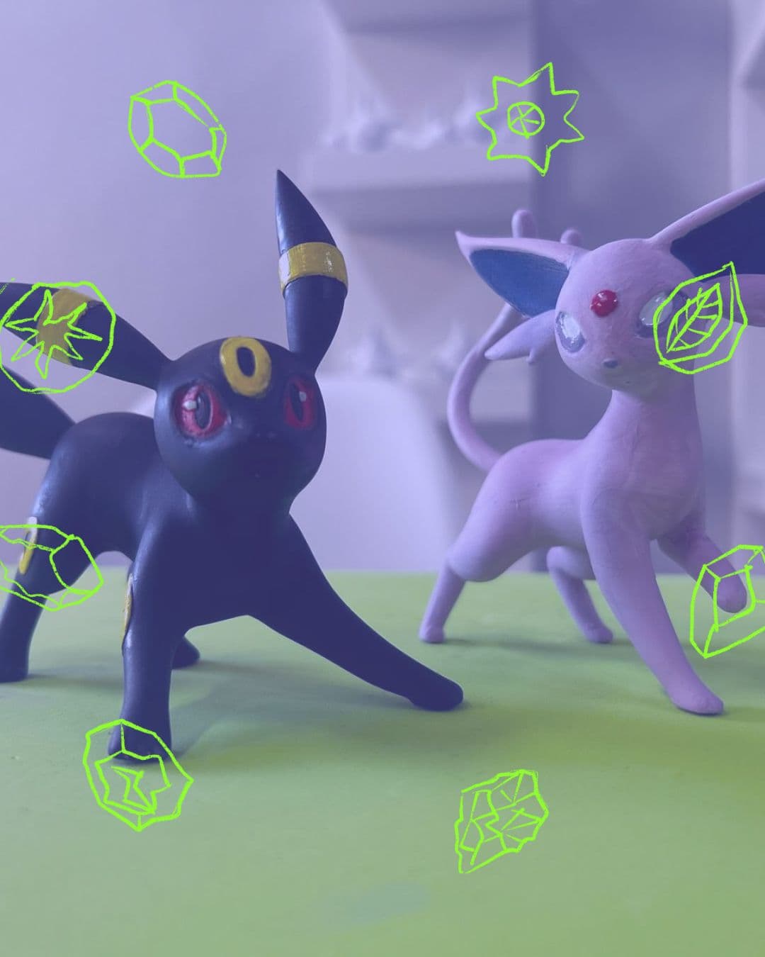 Image of a fan art 3D figure painted during Elle Lab's experience