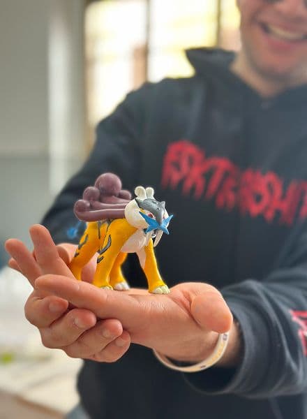 Image of a 3D figure painted during Elle Lab's experience